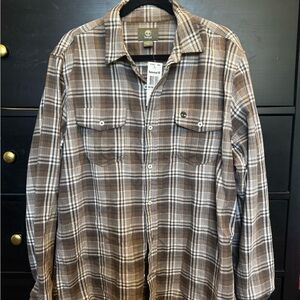 Timberland Plaid Button-Up Shirt